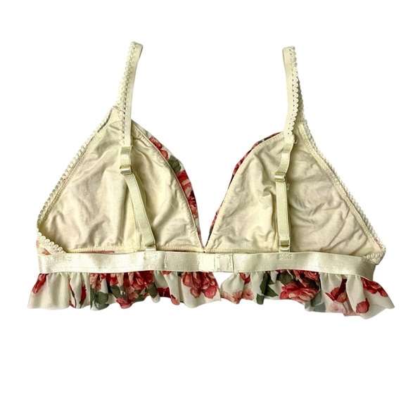 Altar’d State Next To Nothing Secret Garden Ruffle Triangle Bralette - Picture 5 of 5